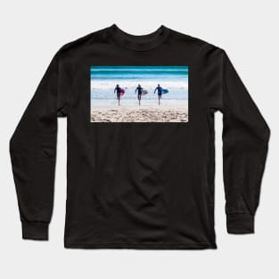 Three surfers. Long Sleeve T-Shirt